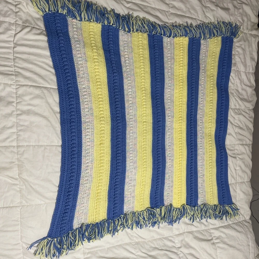 Handmade‎ Crochet Afghan Blanket 43